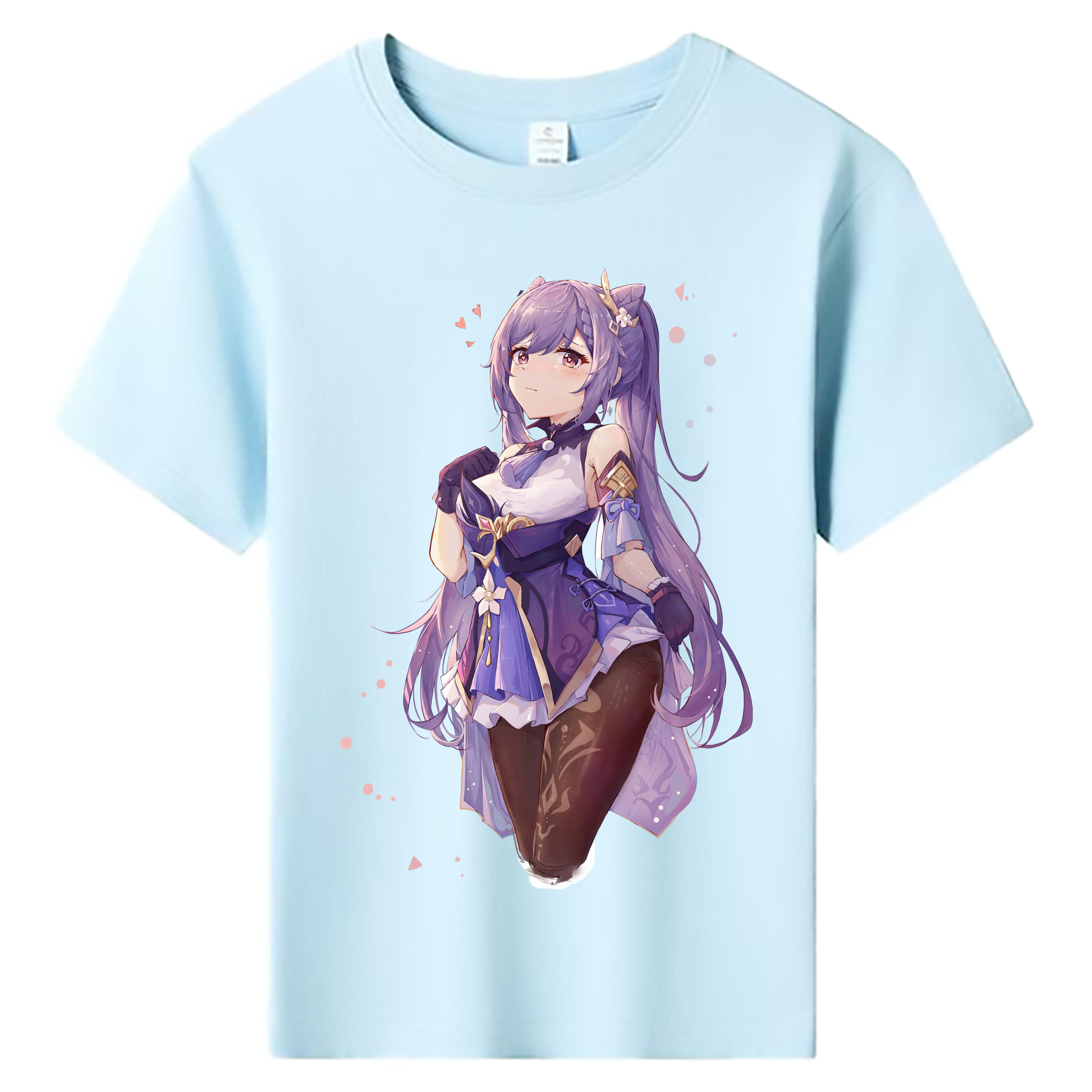げんし神 刻晴 こくせい genshin Kokusei 綿100％キッズTシャツ（フロントプリント）